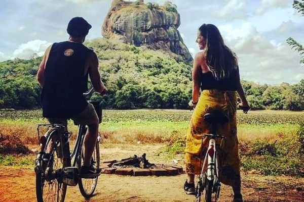 Cycling around Sigiriya