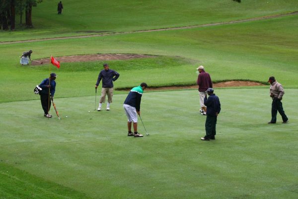Playing Golf